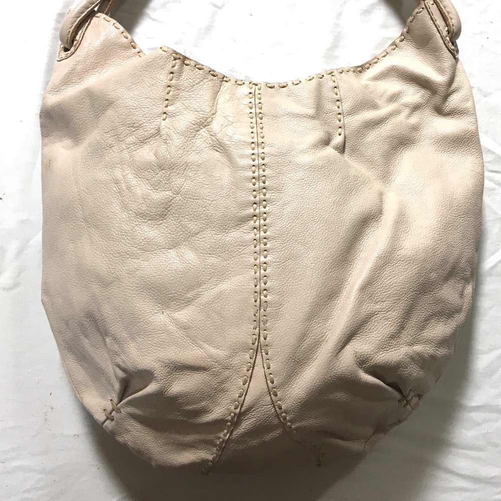 Cream Leather Bag